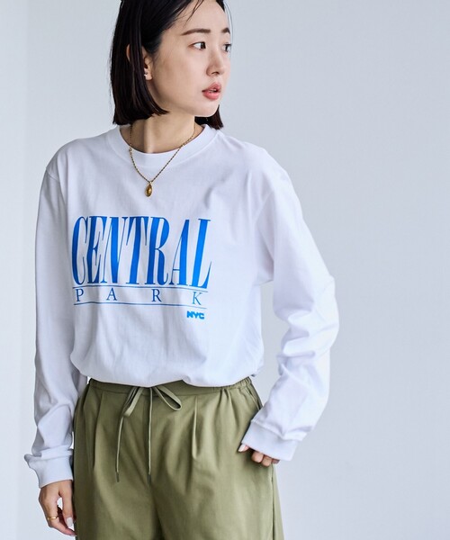 coen(コーエン)の「ROCK STANLEY(ロックスタンレー)別注NYCロゴプリントロンT(Tシャツ/カットソー・レディース・オフホワイト/その他1/その他2/その他4・L/M)」の1枚目の写真