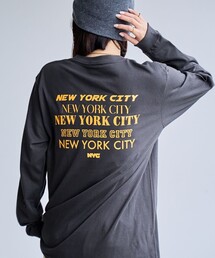 ROCK STANLEY(ロックスタンレー)別注NYCロゴプリントロンT