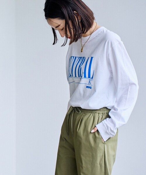 coen(コーエン)の「ROCK STANLEY(ロックスタンレー)別注NYCロゴプリントロンT(Tシャツ/カットソー・レディース・オフホワイト/その他1/その他2/その他4・L/M)」の9枚目の写真