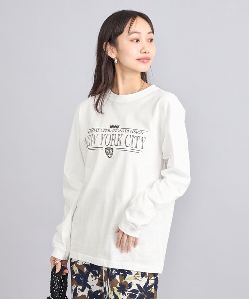coen(コーエン)の「ROCK STANLEY(ロックスタンレー)別注NYCロゴプリントロンT(Tシャツ/カットソー・レディース・オフホワイト/その他1/その他2/その他4・L/M)」の15枚目の写真
