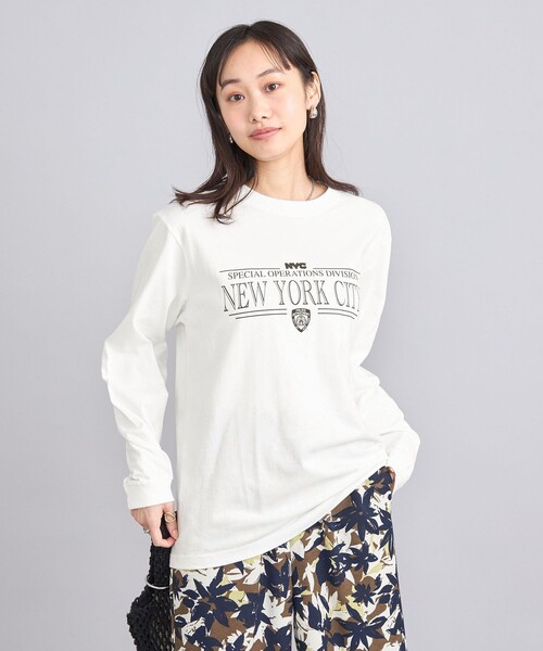 coen(コーエン)の「ROCK STANLEY(ロックスタンレー)別注NYCロゴプリントロンT(Tシャツ/カットソー・レディース・オフホワイト/その他1/その他2/その他4・L/M)」の17枚目の写真