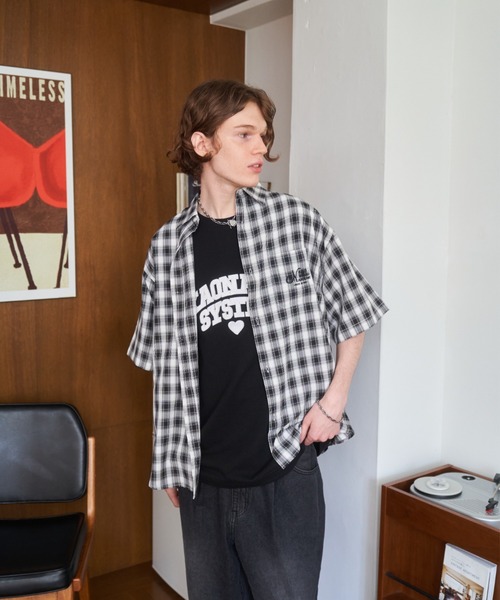 kaoyorinakami(カオヨリナカミ)の「kaonaka system tee / カオナカシステムTシャツ(Tシャツ/カットソー・メンズ・ブラック/ホワイト/グレー・SMALL/MEDIUM/LARGE/X-LARGE/X-SMALL)」の12枚目の写真