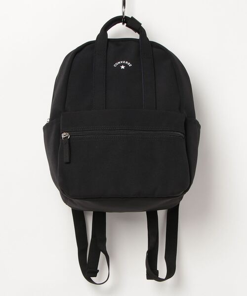 CONVERSE(コンバース)の「CONVERSE CIRCLE MINI BACKPACK(バックパック/リュック・レディース・ホワイト/ブラック・FREE)」の2枚目の写真