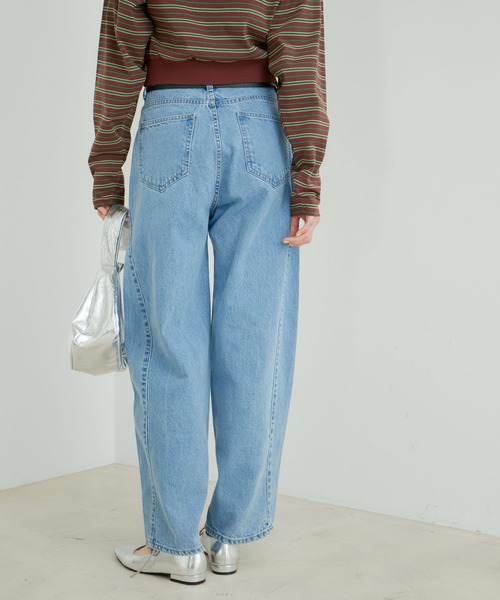 20471120 バイカーデニム パンツ セール】【12oz】オーバーサイズバギーワイドバイカーデニム