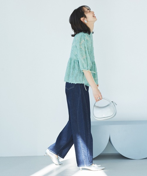 VIS（ビス）の「カーブデニムパンツ（デニムパンツ・レディース・ブルー系その他/サックスブルー・M/S）」の17枚目の写真