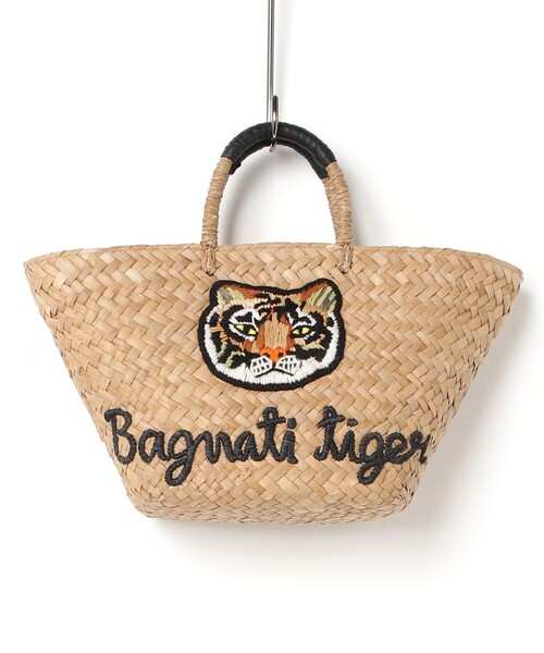 The Bagmati(ザバグマティ)の「【BAGMATI/バグマティ】アニマル刺しゅうかごバッグ(かごバッグ・レディース・イエロー系その他3/ピンク系その他3/ベージュ系その他3・FREE)」の11枚目の写真