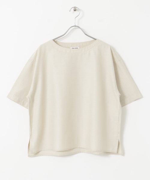 FORK&SPOON（フォークアンドスプーン）の「FORK&SPOON　シャドウラインプルオーバーブラウス（シャツ/ブラウス・レディース・ネイビー/アイボリー・1）」の11枚目の写真