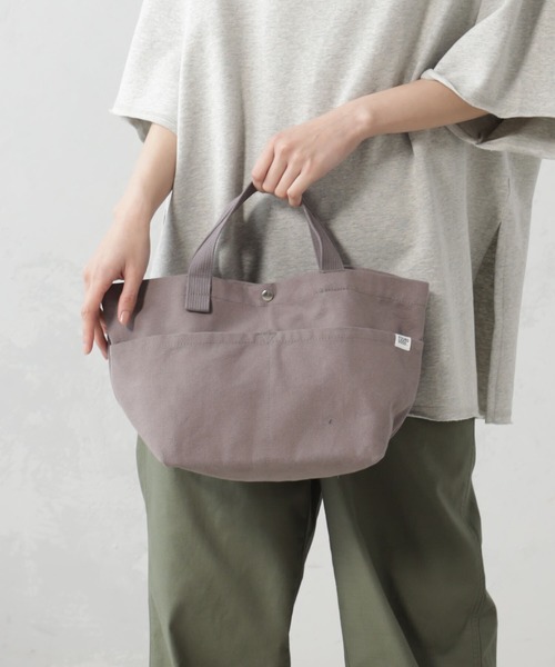 FOUND GOOD（ファウンドグッド）の「キャンバストートM（トートバッグ・レディース・ブラック/グレー系8/ブラウン系/グリーン系8/グレー系/アイボリー・FREE）」の14枚目の写真