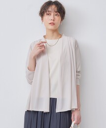 パウダリージョーゼットカーディガン