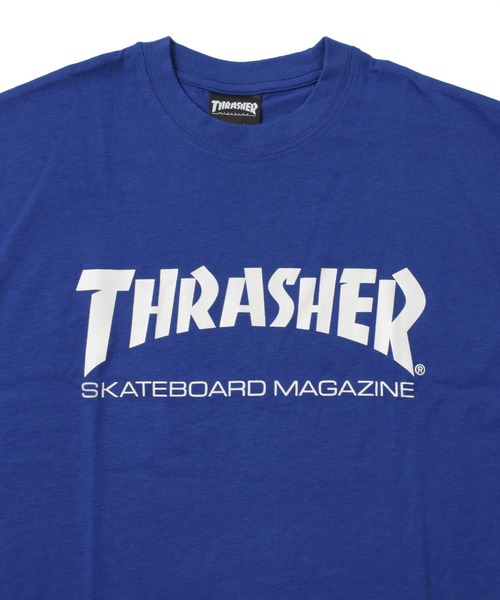 GLAZOS(グラソス)の「【THRASHER】フロントロゴビッグ半袖Tシャツ(Tシャツ/カットソー・キッズ・ブラック/ブルー/ホワイト・140cm/150cm/160cm/170cm)」の6枚目の写真