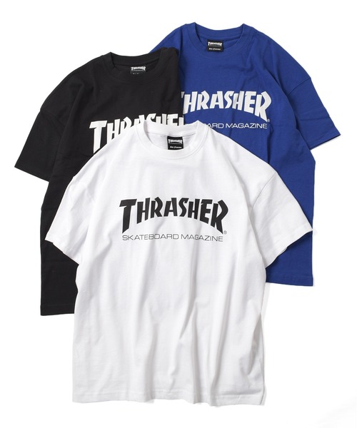 GLAZOS(グラソス)の「【THRASHER】フロントロゴビッグ半袖Tシャツ(Tシャツ/カットソー・キッズ・ブラック/ブルー/ホワイト・140cm/150cm/160cm/170cm)」の10枚目の写真