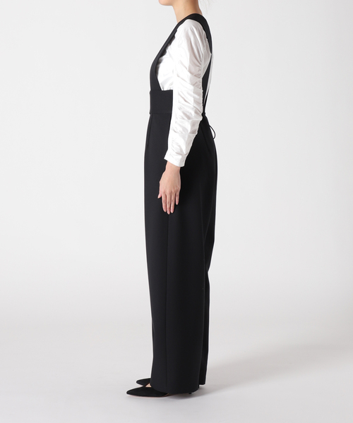 VERMEIL par iena（ヴェルメイユパーイエナ）の「《追加2》高密度ツイルサロペット（サロペット/オーバーオール・レディース・ブラック・36/38）」の14枚目の写真