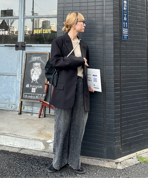 feepur（フェピュール）の「【ハンドウォッシャブル】透かしホルターネックニットタンク（ニット/セーター・レディース・ブラック/オリーブ/ベージュ・MEDIUM）」の12枚目の写真