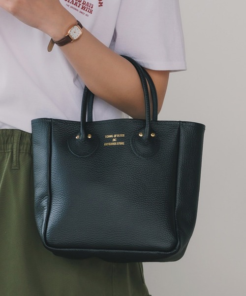 YOUNG&OLSEN The DRYGOODS STORE(ヤングアンドオルセン)の「YOUNG & OLSEN/ヤングアンドオルセン EMBOSSED LEATHER TOTE S レザーハンドバッグ 秋 秋服 2026年秋冬(ハンドバッグ・レディース・ブラウン/ベージュ/ブラック/グレー/ブルー系その他/ブラウン系その他・FREE)」の21枚目の写真