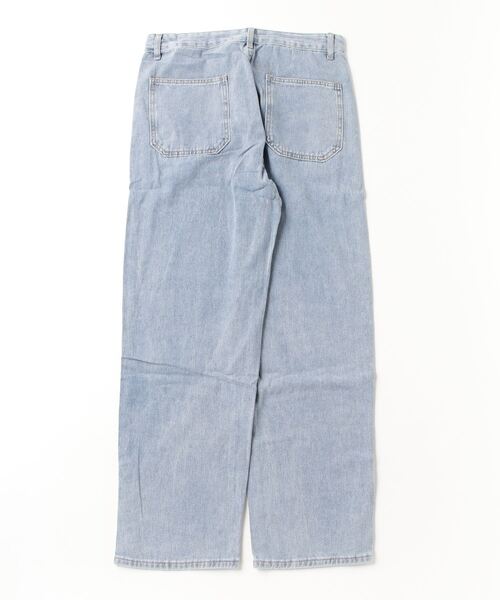 ARCADE(アーケード)の「ワイド デニムパンツ ロールアップ ビンテージウォッシュ ジーパン -ARCADE Limited Line-(デニムパンツ・メンズ・グレー/ライトブルー/サックスブルー・M/L/XL/2XL)」の19枚目の写真