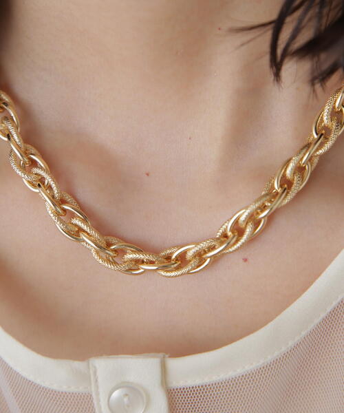 FREE'S MART(フリーズマート)の「ヘヴィーチェーンチョーカー(ネックレス・レディース・シルバー/ゴールド・フリ-)」の11枚目の写真