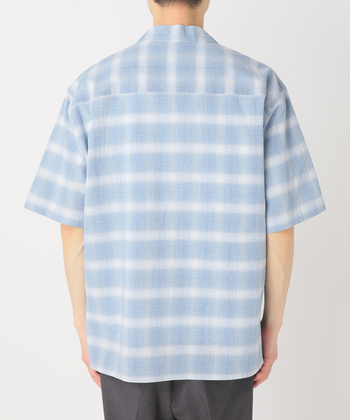 417 EDIFICE（フォーワンセブンエディフィス）の「LE JAPON Akita ワンピースカラーシャツ（シャツ/ブラウス・メンズ・ブルー系その他/レッド/ブラック/ブルー・MEDIUM/LARGE）」の16枚目の写真