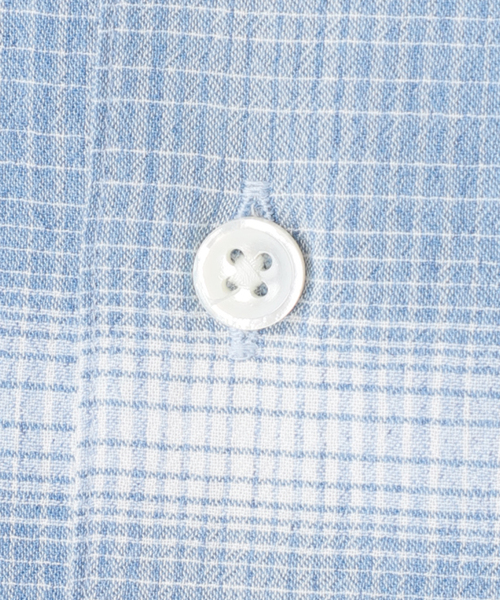 417 EDIFICE（フォーワンセブンエディフィス）の「LE JAPON Akita ワンピースカラーシャツ（シャツ/ブラウス・メンズ・ブルー系その他/レッド/ブラック/ブルー・MEDIUM/LARGE）」の22枚目の写真