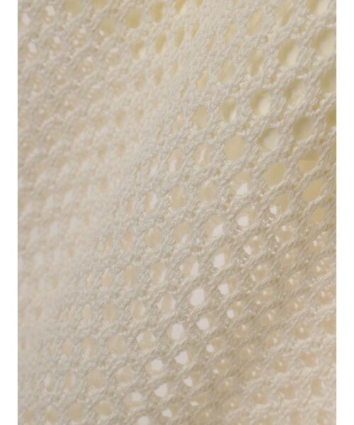 CRAFT STANDARD BOUTIQUE（クラフトスタンダードブティック）の「配色メッシュニットスカート（スカート・レディース・アイボリー/ブラック/グレイッシュブルー・FREE）」の11枚目の写真