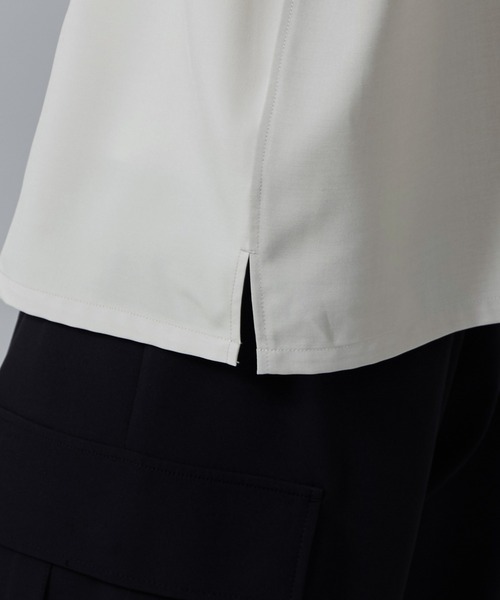 LUCY（ルーシー）の「LUCY/カラーブロックオープンカラーシャツ（シャツ/ブラウス・メンズ・ダークグレー/ベージュ・LARGE/MEDIUM）」の18枚目の写真