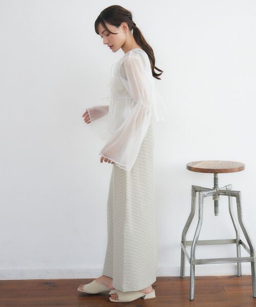 RETRO GIRL(レトロガール)の「カップ付カットOP(ワンピース・レディース・ホワイト系その他/レッド/グレー系その他3・FREE)」の7枚目の写真