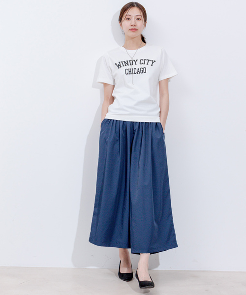 Jayro(ジャイロ)の「天竺ロゴプリントTシャツ(Tシャツ/カットソー・レディース・チャコールグレー/グレー/ライトグレー/グレー系その他/ホワイト系その他/ホワイト系その他2・FREE)」の7枚目の写真
