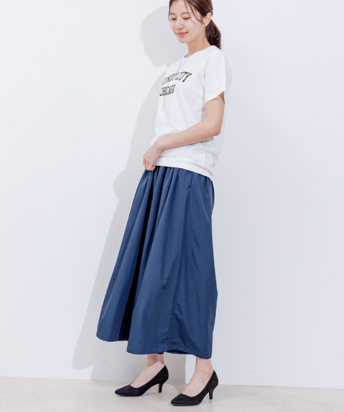 Jayro(ジャイロ)の「天竺ロゴプリントTシャツ(Tシャツ/カットソー・レディース・チャコールグレー/グレー/ライトグレー/グレー系その他/ホワイト系その他/ホワイト系その他2・FREE)」の8枚目の写真