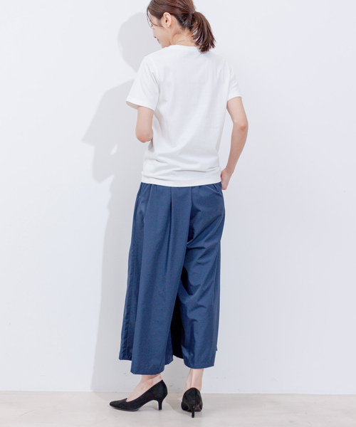 Jayro(ジャイロ)の「天竺ロゴプリントTシャツ(Tシャツ/カットソー・レディース・チャコールグレー/グレー/ライトグレー/グレー系その他/ホワイト系その他/ホワイト系その他2・FREE)」の9枚目の写真