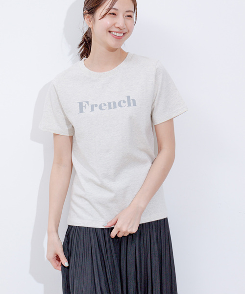 Jayro(ジャイロ)の「天竺ロゴプリントTシャツ(Tシャツ/カットソー・レディース・チャコールグレー/グレー/ライトグレー/グレー系その他/ホワイト系その他/ホワイト系その他2・FREE)」の11枚目の写真