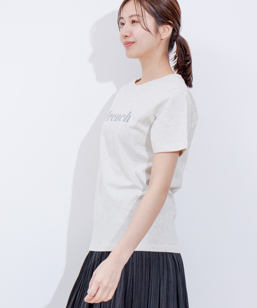 Jayro(ジャイロ)の「天竺ロゴプリントTシャツ(Tシャツ/カットソー・レディース・チャコールグレー/グレー/ライトグレー/グレー系その他/ホワイト系その他/ホワイト系その他2・FREE)」の12枚目の写真