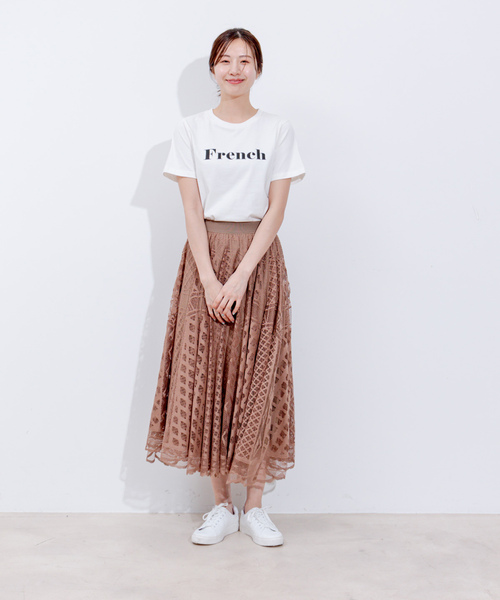 Jayro(ジャイロ)の「天竺ロゴプリントTシャツ(Tシャツ/カットソー・レディース・チャコールグレー/グレー/ライトグレー/グレー系その他/ホワイト系その他/ホワイト系その他2・FREE)」の22枚目の写真