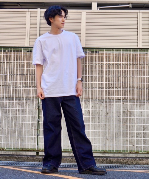 Blue Bee(ブルービー)の「【BlueBee/ブルービー】クルーネック ロゴTシャツ(Tシャツ/カットソー・メンズ・ブラック/サックスブルー/ホワイト・MEDIUM/SMALL/X-LARGE/LARGE)」の15枚目の写真
