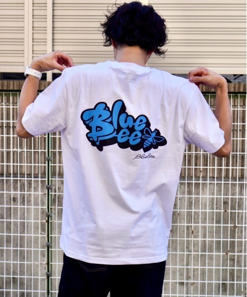 Blue Bee(ブルービー)の「【BlueBee/ブルービー】クルーネック ロゴTシャツ(Tシャツ/カットソー・メンズ・ブラック/サックスブルー/ホワイト・MEDIUM/SMALL/X-LARGE/LARGE)」の13枚目の写真