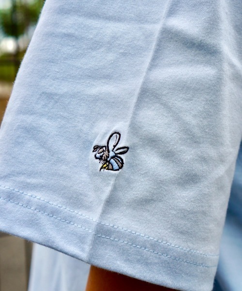 Blue Bee(ブルービー)の「【BlueBee/ブルービー】クルーネック ロゴTシャツ(Tシャツ/カットソー・メンズ・ブラック/サックスブルー/ホワイト・MEDIUM/SMALL/X-LARGE/LARGE)」の16枚目の写真