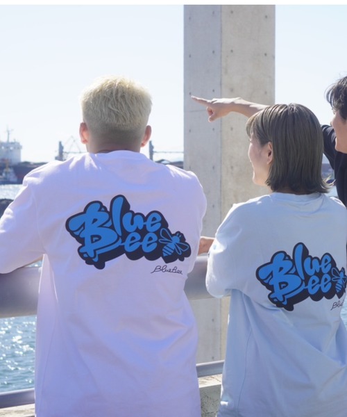 Blue Bee(ブルービー)の「【BlueBee/ブルービー】クルーネック ロゴTシャツ(Tシャツ/カットソー・メンズ・ブラック/サックスブルー/ホワイト・MEDIUM/SMALL/X-LARGE/LARGE)」の22枚目の写真