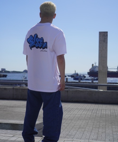Blue Bee(ブルービー)の「【BlueBee/ブルービー】クルーネック ロゴTシャツ(Tシャツ/カットソー・メンズ・ブラック/サックスブルー/ホワイト・MEDIUM/SMALL/X-LARGE/LARGE)」の18枚目の写真