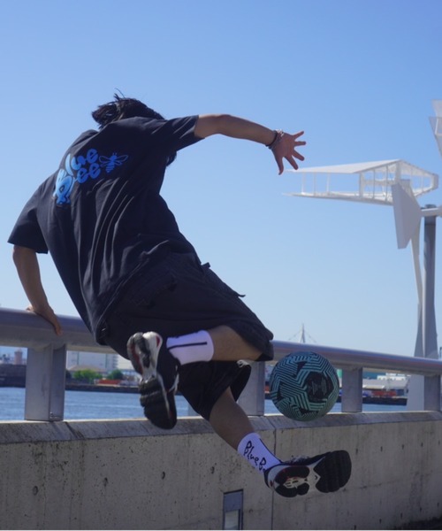 Blue Bee(ブルービー)の「【BlueBee/ブルービー】クルーネック ロゴTシャツ(Tシャツ/カットソー・メンズ・ブラック/サックスブルー/ホワイト・MEDIUM/SMALL/X-LARGE/LARGE)」の20枚目の写真