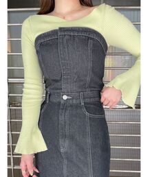 デニムビスチェ