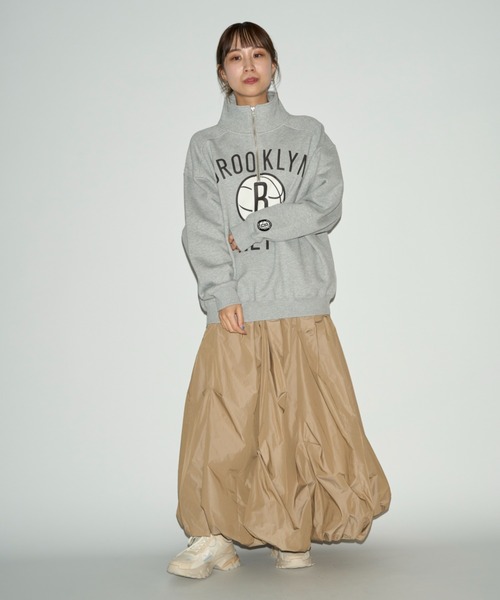 激安人気新品 emmi（エミ）の「NBAハーフジップスウェット（Tシャツ トップス