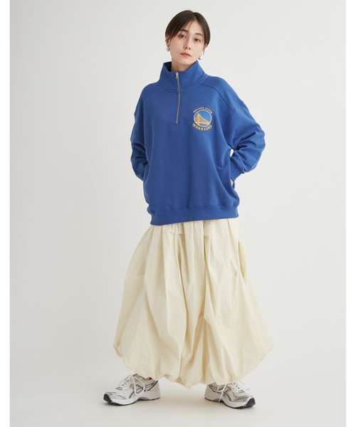 emmi（エミ）の「NBAハーフジップスウェット（Tシャツ