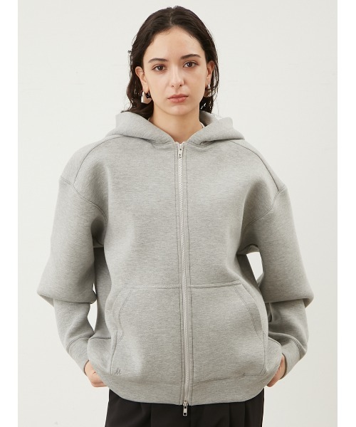 Mila Owen（ミラオーウェン）の「フーディ（パーカー・レディース・アイボリー/グレー/チャコールグレー/ベージュ・FREE）」の6枚目の写真