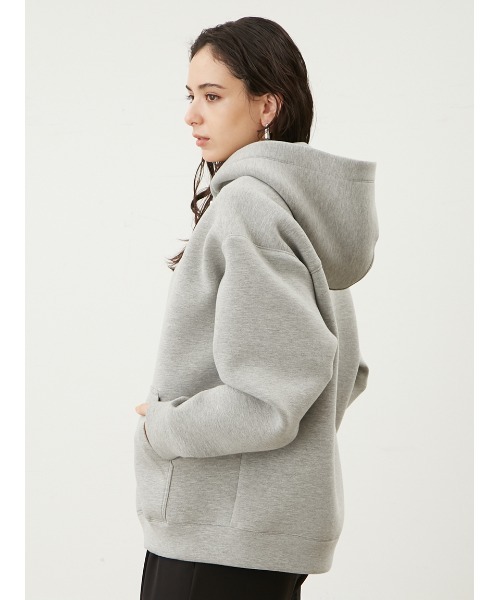 Mila Owen（ミラオーウェン）の「フーディ（パーカー・レディース・アイボリー/グレー/チャコールグレー/ベージュ・FREE）」の7枚目の写真