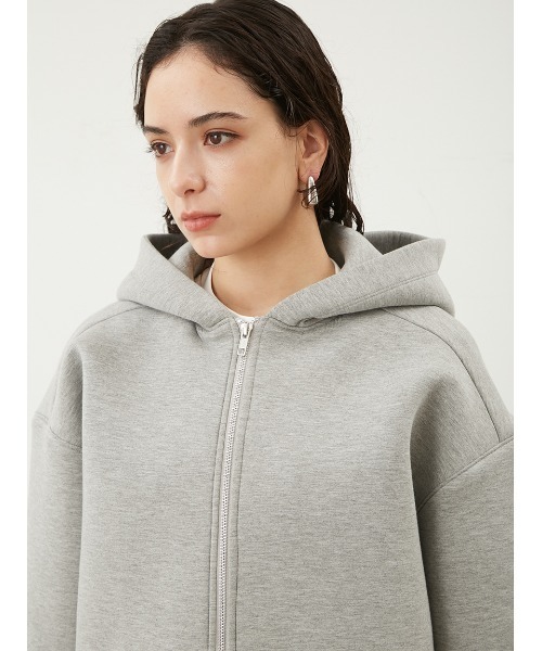 Mila Owen（ミラオーウェン）の「フーディ（パーカー・レディース・アイボリー/グレー/チャコールグレー/ベージュ・FREE）」の9枚目の写真