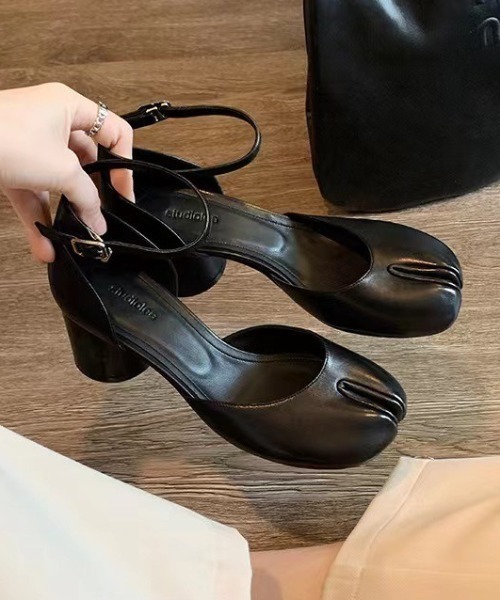 deux amour（ドゥーザムール）の「足袋パンプス（パンプス・レディース・シルバー/ブラック・LARGE/MEDIUM/SMALL）」の7枚目の写真