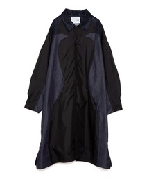 yoshiokubo ヨシオクボ / LAYER SLEEVE COAT レイヤースリーブコート / YKF24511