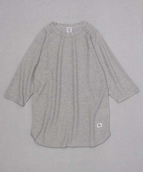 JEMORGAN(ジェーイーモーガン)の「【JEMORGAN / ジェーイーモーガン】ワッフル7分袖ラグランラウンドTシャツ(Tシャツ/カットソー・メンズ・カーキ/ネイビー/ブラック/ホワイト/杢グレー/ナチュラル/グリーン/サックスブルー/マスタード/モカ・M/L/XL/S)」の13枚目の写真