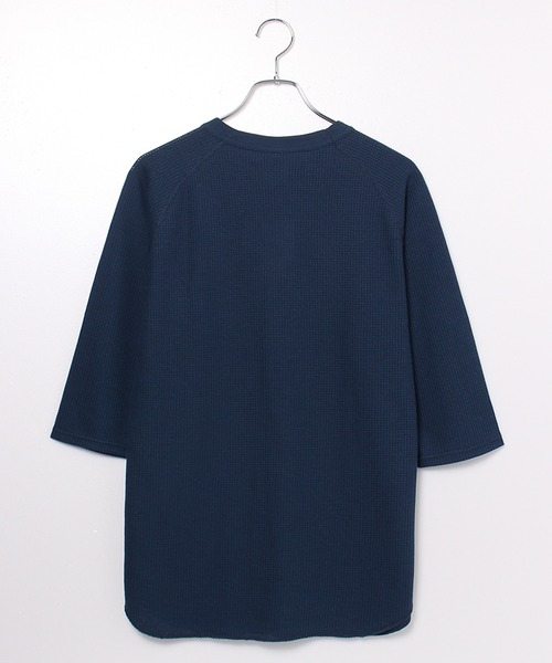 JEMORGAN(ジェーイーモーガン)の「【JEMORGAN / ジェーイーモーガン】ワッフル7分袖ラグランラウンドTシャツ(Tシャツ/カットソー・メンズ・カーキ/ネイビー/ブラック/ホワイト/杢グレー/ナチュラル/グリーン/サックスブルー/マスタード/モカ・M/L/XL/S)」の21枚目の写真