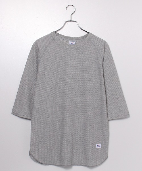 JEMORGAN(ジェーイーモーガン)の「【JEMORGAN / ジェーイーモーガン】ワッフル7分袖ラグランラウンドTシャツ(Tシャツ/カットソー・メンズ・カーキ/ネイビー/ブラック/ホワイト/杢グレー/ナチュラル/グリーン/サックスブルー/マスタード/モカ・M/L/XL/S)」の18枚目の写真