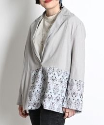 ABBEY MARKET（アビーマーケット）の「コットンリネン テーラードジャケット（テーラードジャケット）」