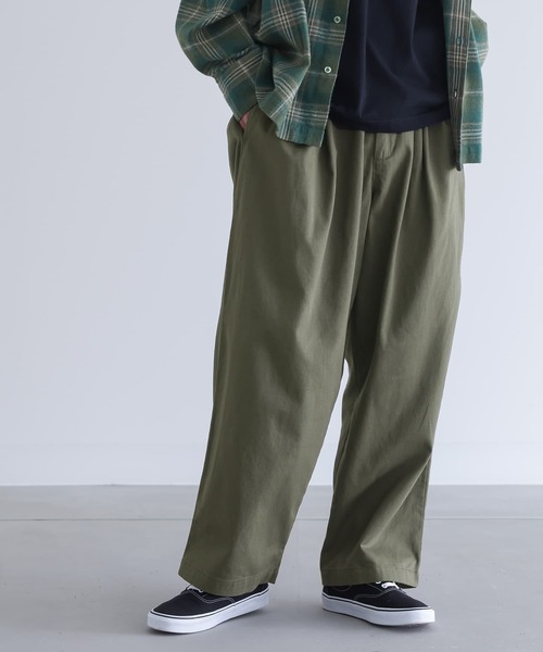 n'OrLABEL（ノアールレーベル）の「『ワイドチノイージーパンツ』（チノパンツ・メンズ・ブラック/カーキ・M/L）」の18枚目の写真